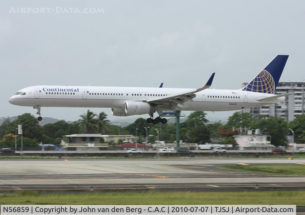 N56859, 2004 Boeing 757-324 C/N 32818, Continental B 757-324(WL) (32818/1043) N56859 @ SJU / TJSJ