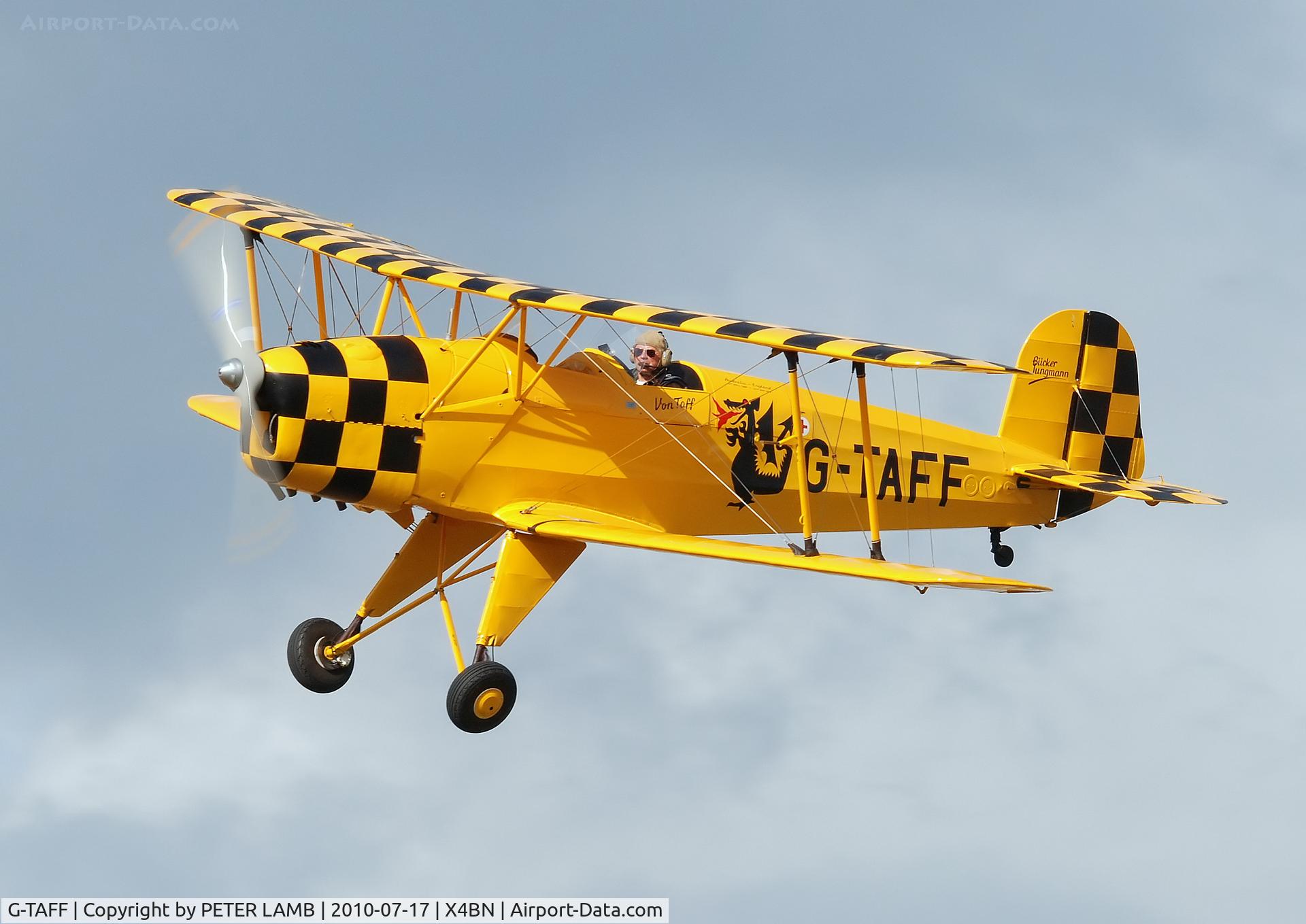 G-TAFF, 1957 CASA 1-131E Jungmann C/N 1129, Photo taken at Breighton E.Yorks