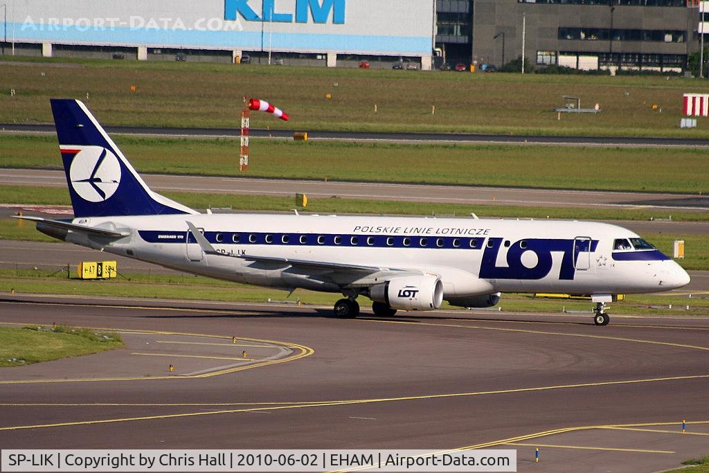 SP-LIK, 2009 Embraer 175LR (ERJ-170-200LR) C/N 17000303, LOT Polish Airlines