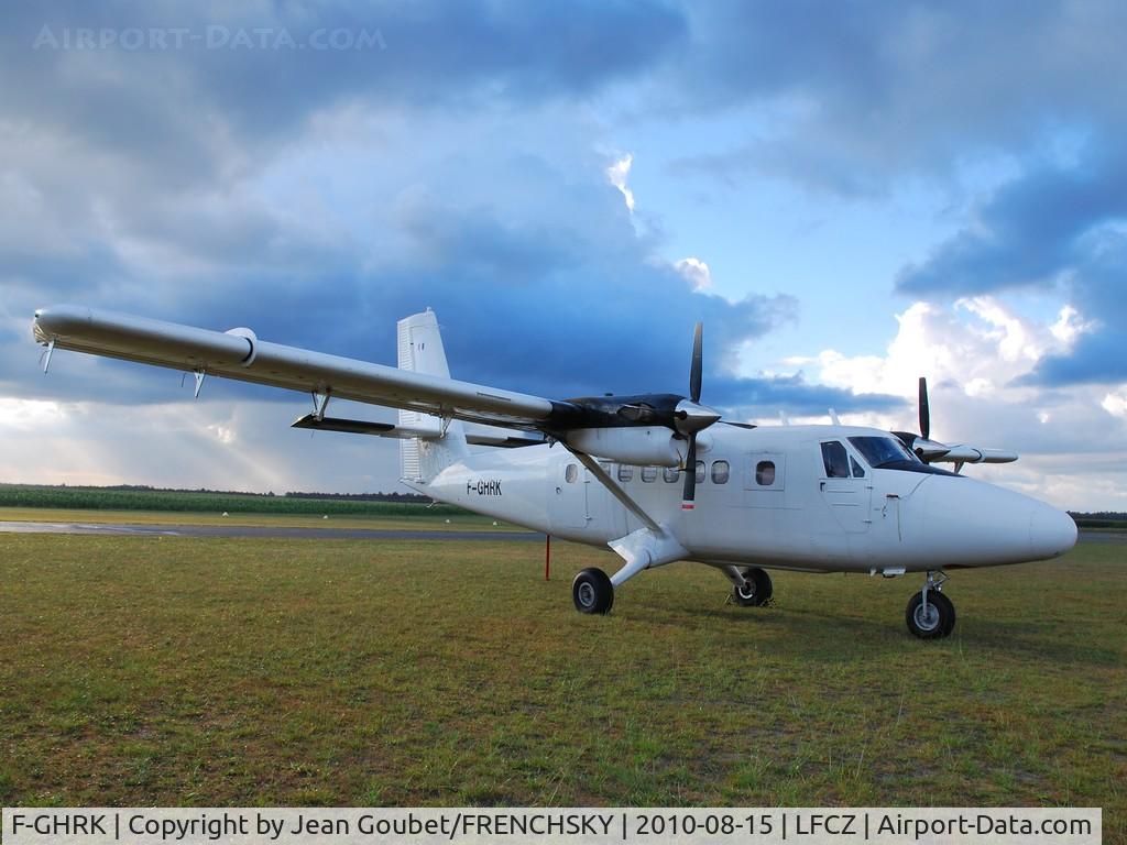 F-GHRK, 1968 De Havilland Canada DHC-6-200 Twin Otter C/N 144, beautiful morning sky