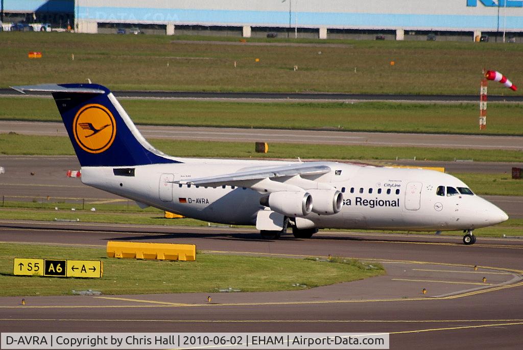 D-AVRA, 1994 British Aerospace Avro 146-RJ85 C/N E.2256, Lufthansa CityLine