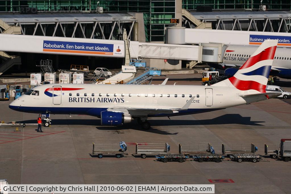 G-LCYE, 2009 Embraer ERJ-170-100STD C/N 17000296, British Airways operated by Cityflyer Express