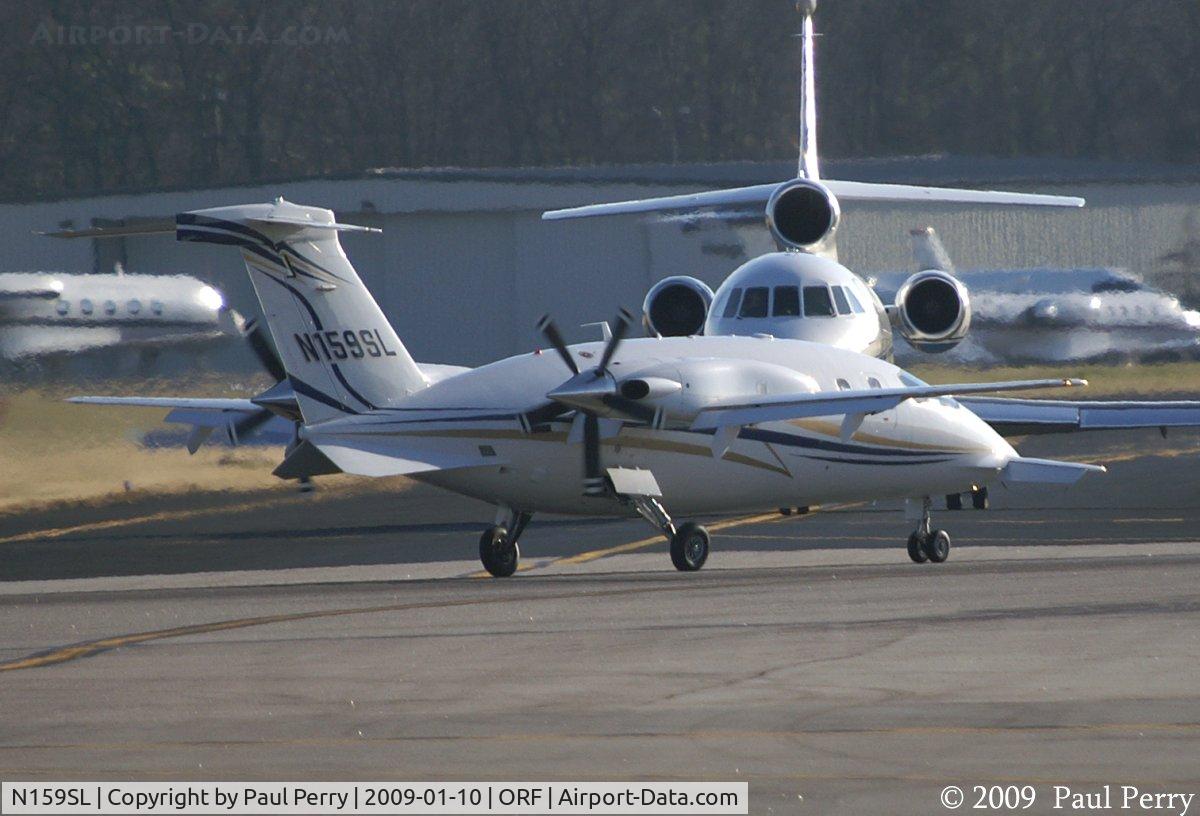 N159SL, 2006 Piaggio P-180 Avanti II C/N 1121, Landing roll out, always a unique look