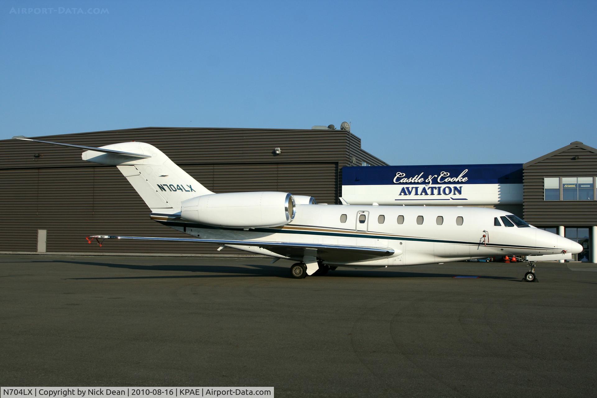 N704LX, 1999 Cessna 750 Citation X Citation X C/N 750-0091, KPAE