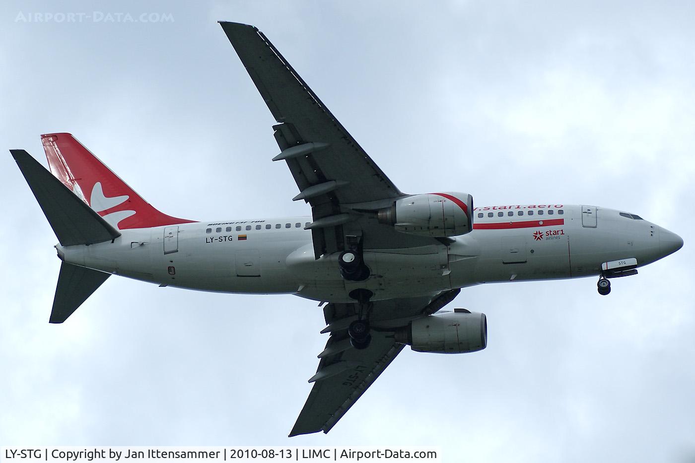 LY-STG, 1999 Boeing 737-73S C/N 29083, Star1 Airlines @ Malpensa
