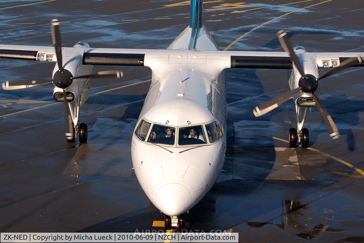 ZK-NED, 2005 De Havilland Canada DHC-8-311 Dash 8 C/N 617, At Christchurch