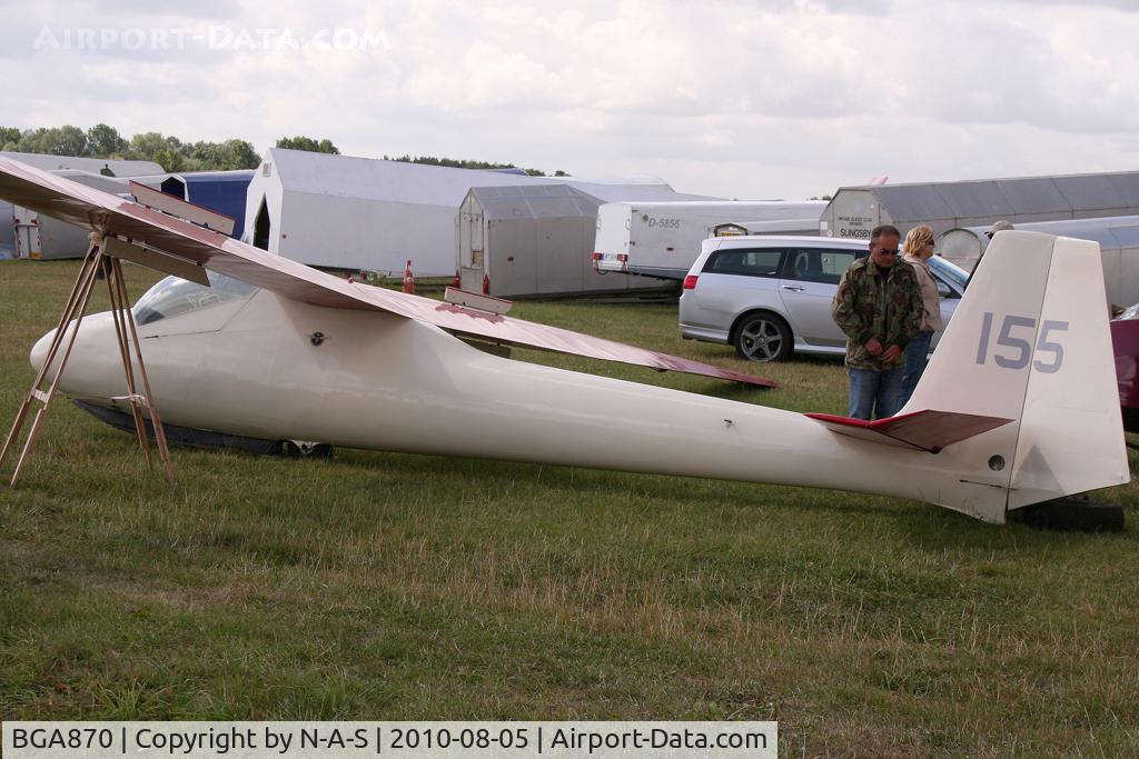 BGA870, Slingsby T-43 Skylark 3B C/N 1195, VGC 2010, Tibenham