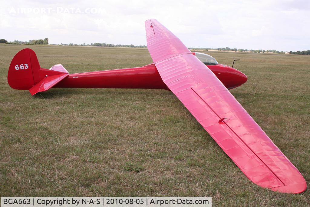 BGA663, Slingsby T-26 Kite 2 C/N 727, VGC 2010, Tibenham