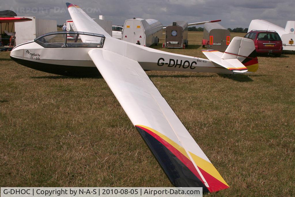 G-DHOC, 1963 Scheibe Bergfalke II/55 C/N 322, VGC 2010, Tibenham