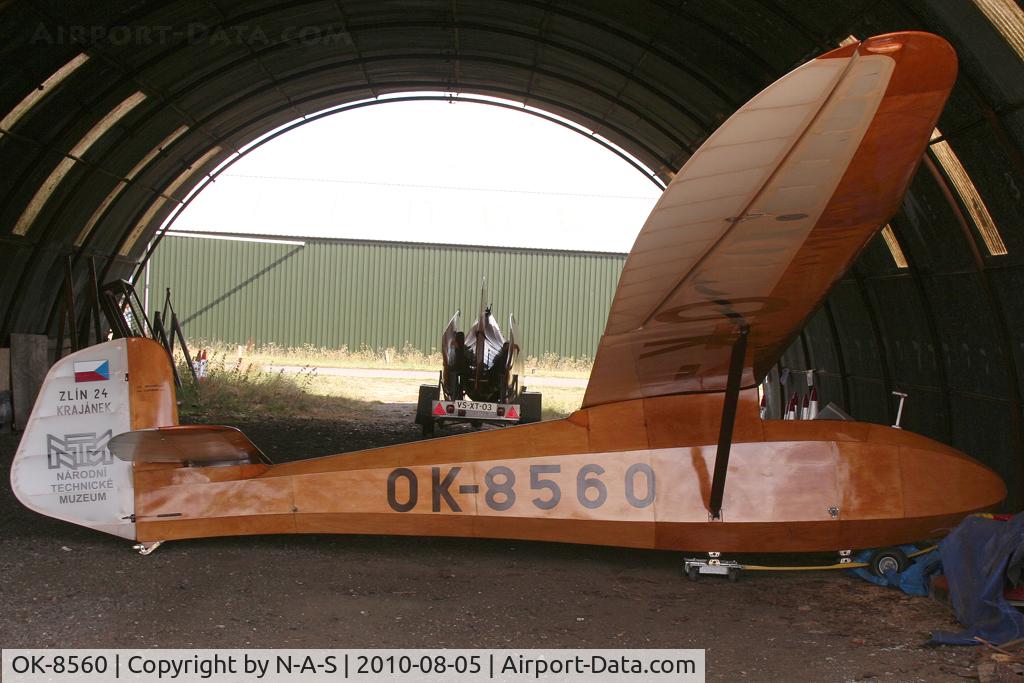 OK-8560, 1948 Zlin Z-24 Krajanek C/N L-01/2006, VGC 2010, Tibenham