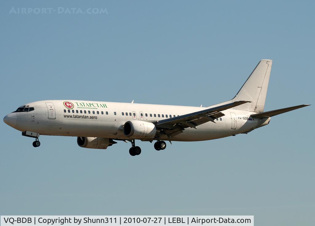 VQ-BDB, 1997 Boeing 737-4D7 C/N 28702, Landing rwy 25R