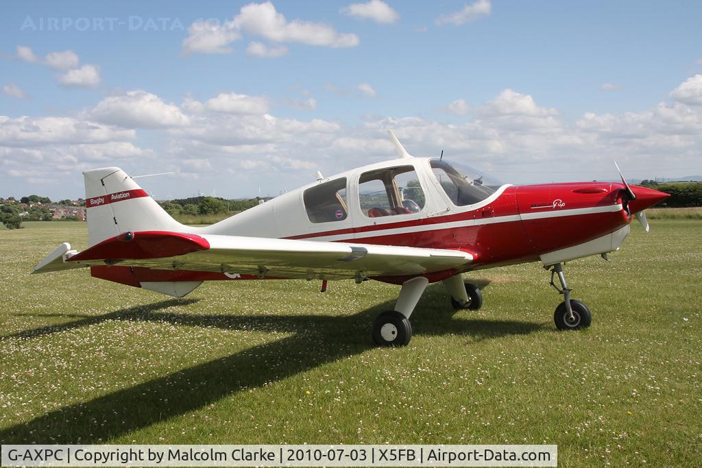 G-AXPC, 1969 Beagle B-121 Pup Series 1 (Pup 100) C/N B121-119, Beagle B.121 Pup Series 1 at Fishburn Airfield in July 2010.