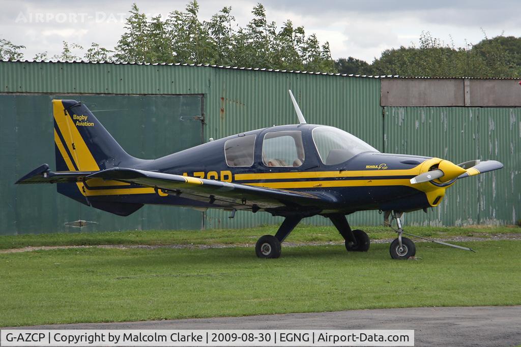 G-AZCP, 1970 Beagle B-121 Pup Series 2 (Pup 150) C/N B121-158, Beagle B121 Pup Series 1 at Bagby Airfield in August 2009.