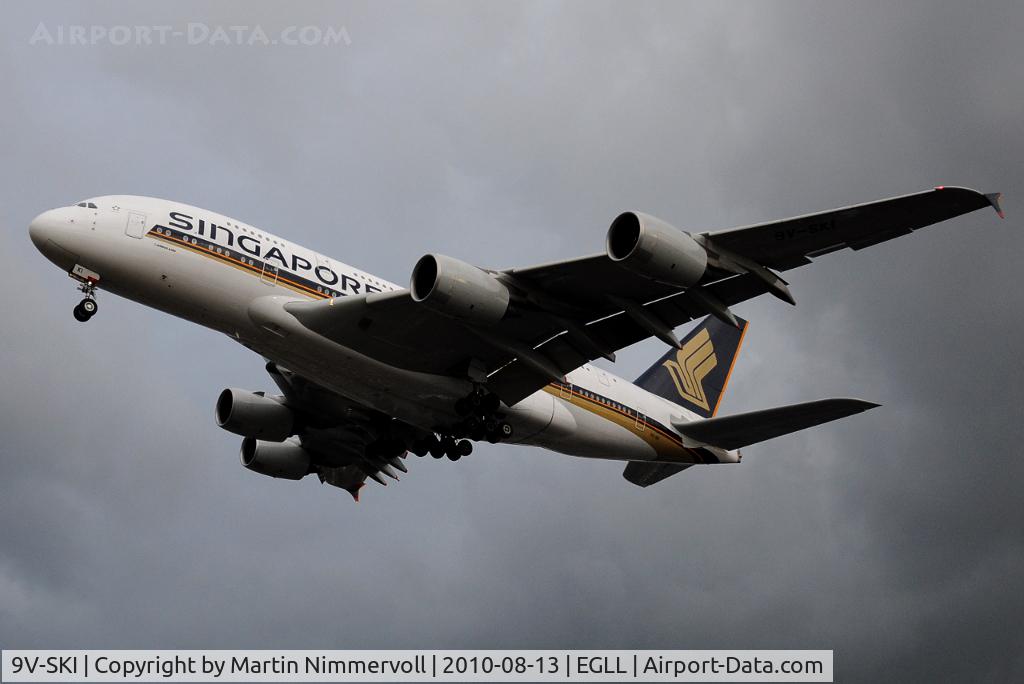 9V-SKI, 2009 Airbus A380-841 C/N 034, Singapore Airlines