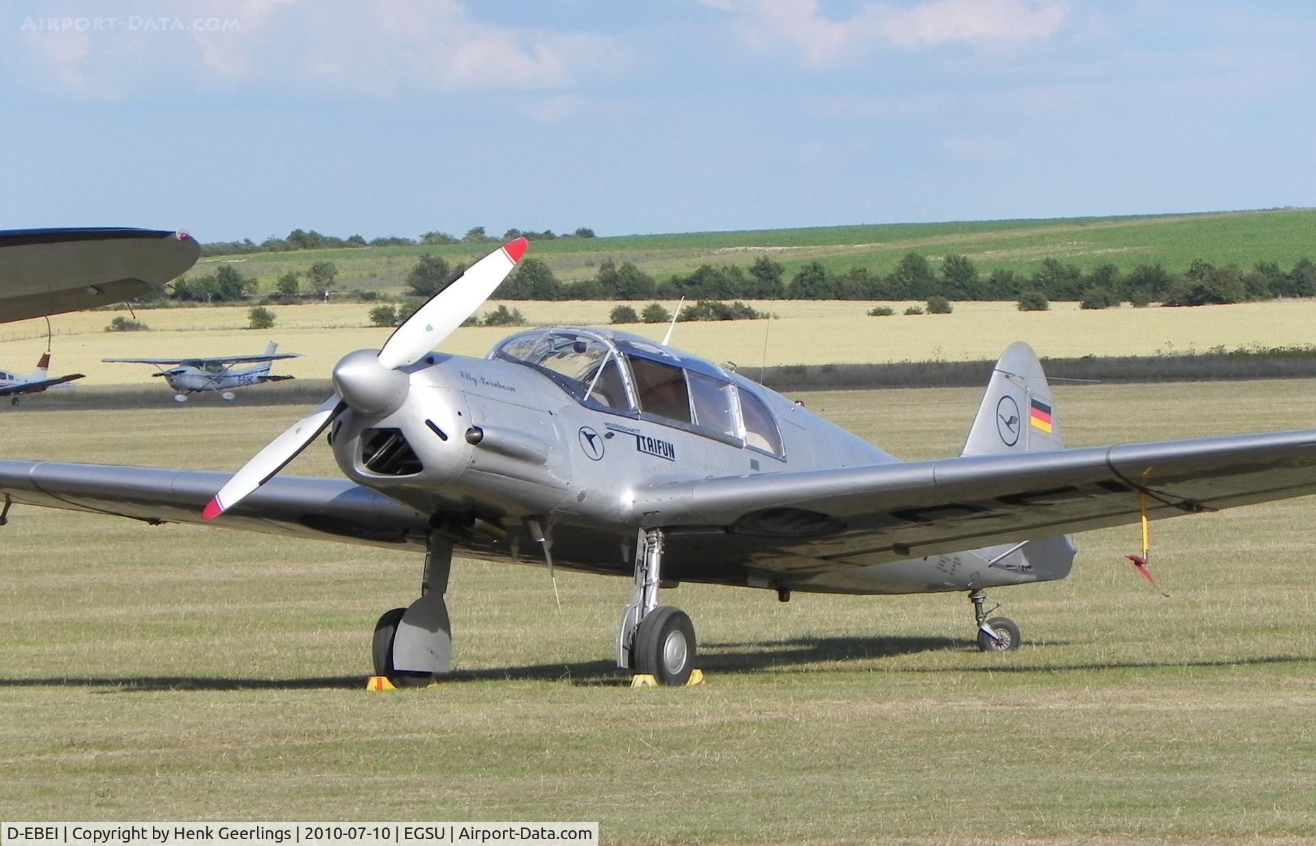 D-EBEI, 1940 Messerschmitt Bf-108B-1 Taifun C/N 2246, Flying Legends Air Show 2010 Duxford