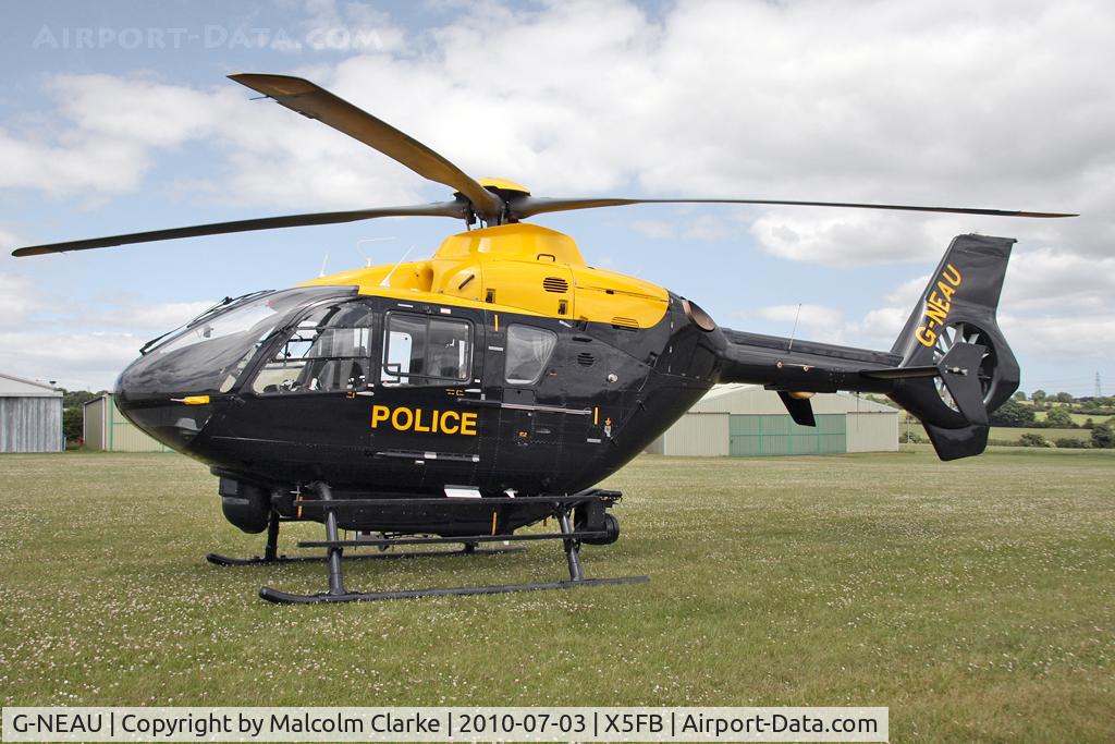 G-NEAU, 2004 Eurocopter EC-135T-2 C/N 0333, Eurocopter EC-135T-2 (Northumbria Police Authority) at Fishburn Airfield in July 2010.