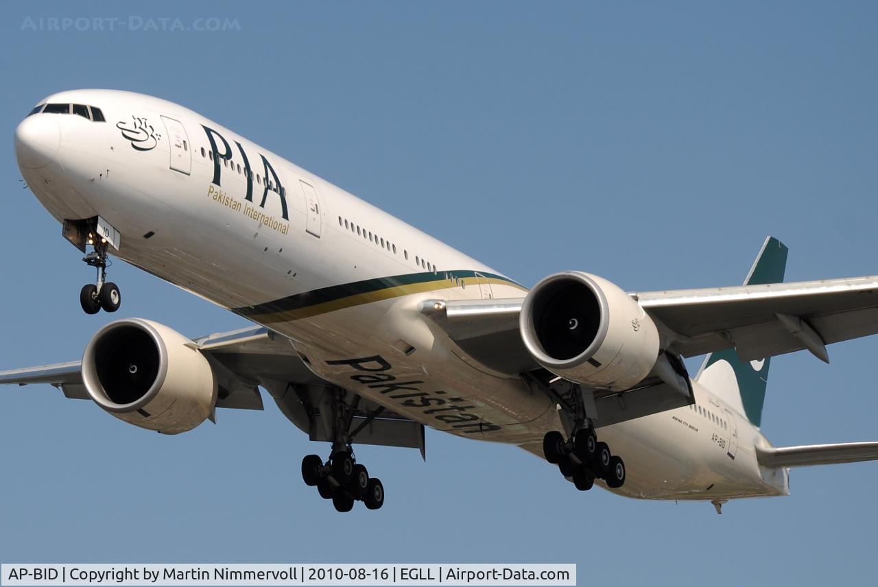 AP-BID, 2008 Boeing 777-340/ER C/N 33780, Pakistan International Airlines (PIA)