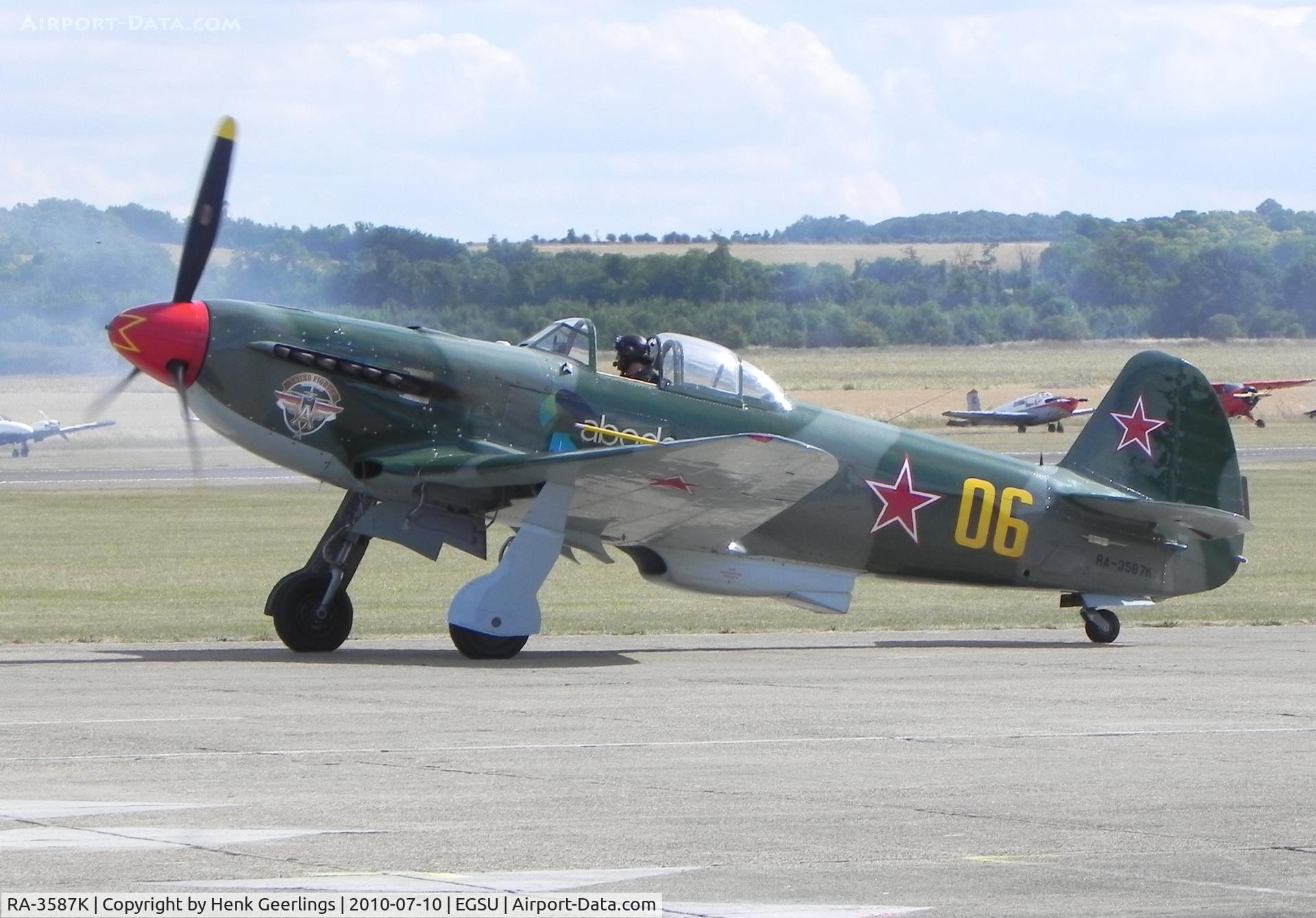 RA-3587K, Yakovlev Yak-9UM C/N 0470406, Flying Legends Air Show 2010 Duxford
