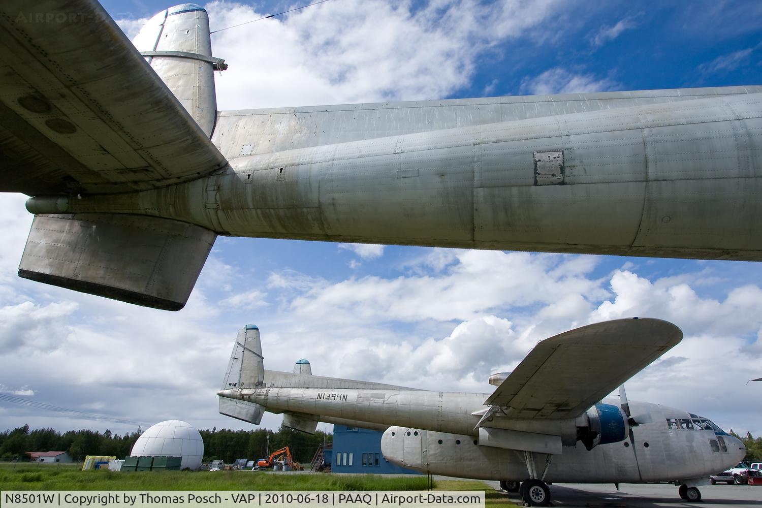 N8501W, 1952 Fairchild C-119F (R4Q-2) Packet C/N 10880, Flying Boxcar