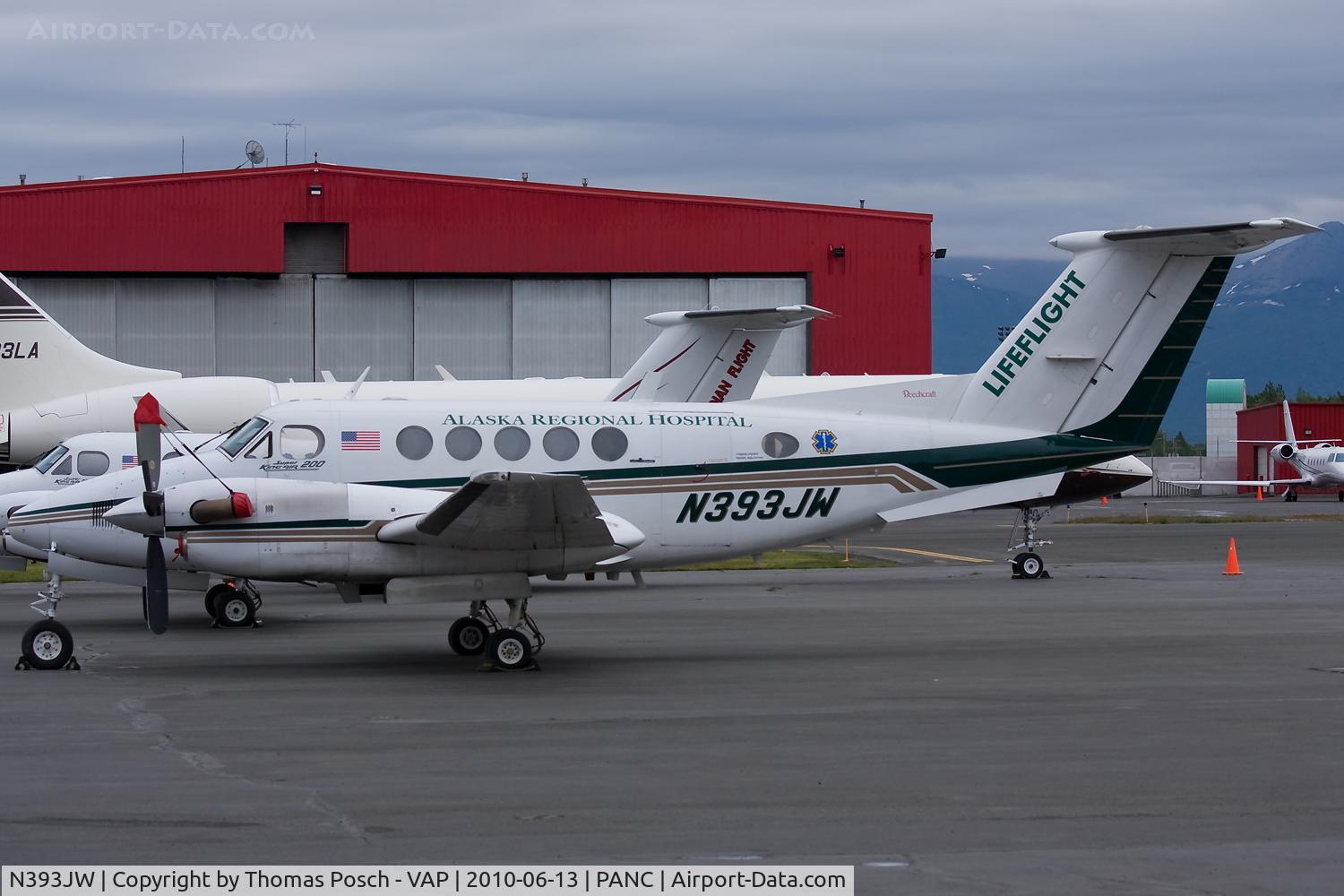 N393JW, 1977 Beech 200 C/N BB-292, Guardian Flight