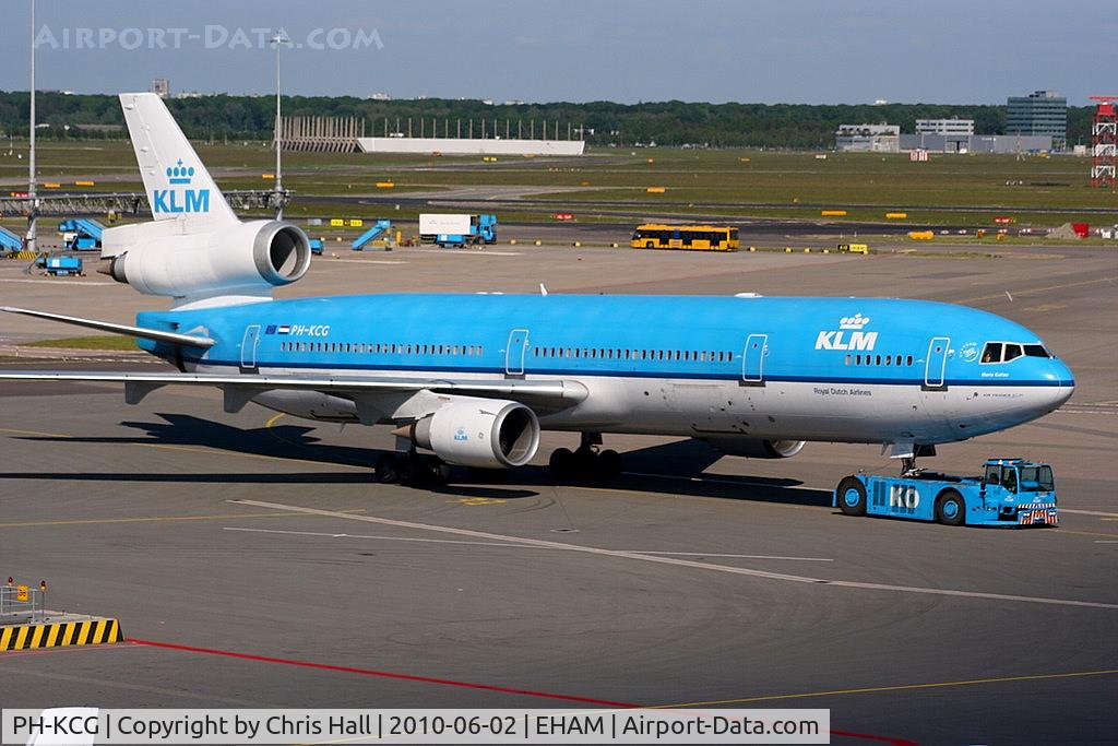 PH-KCG, 1995 McDonnell Douglas MD-11 C/N 48561, KLM Royal Dutch Airlines