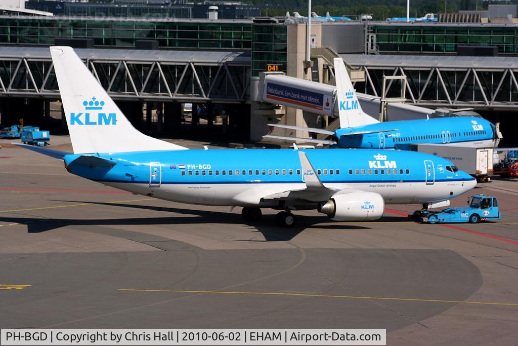 PH-BGD, 2008 Boeing 737-7K2 C/N 30366, KLM Royal Dutch Airlines