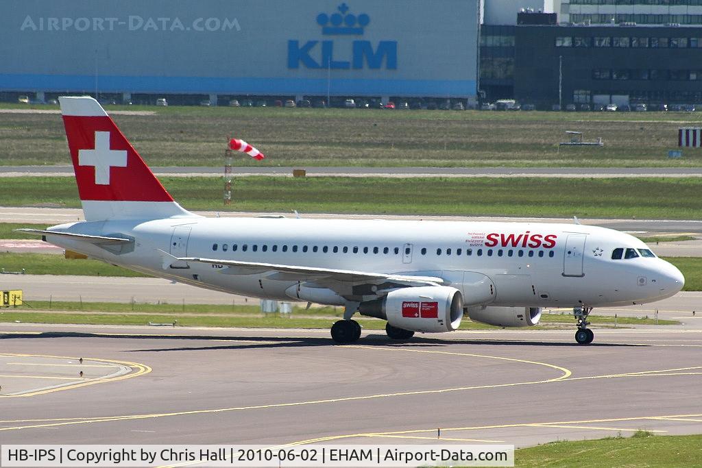 HB-IPS, 1997 Airbus A319-112 C/N 734, Swiss International Air Lines