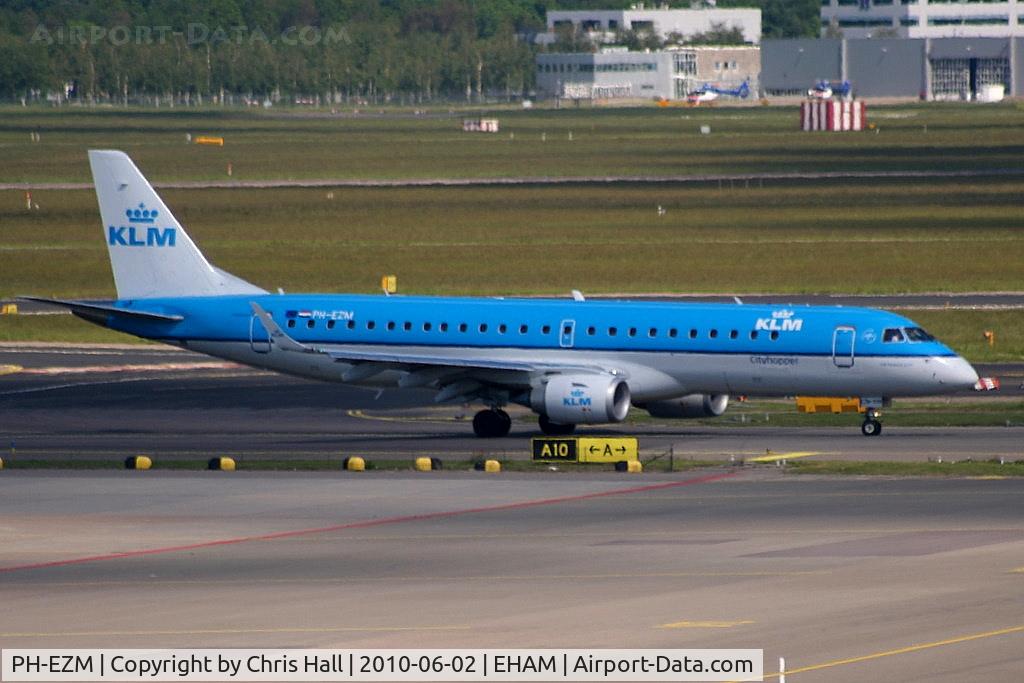 PH-EZM, 2010 Embraer 190LR (ERJ-190-100LR) C/N 19000338, KLM Cityhopper Embraer ERJ-190-100STD