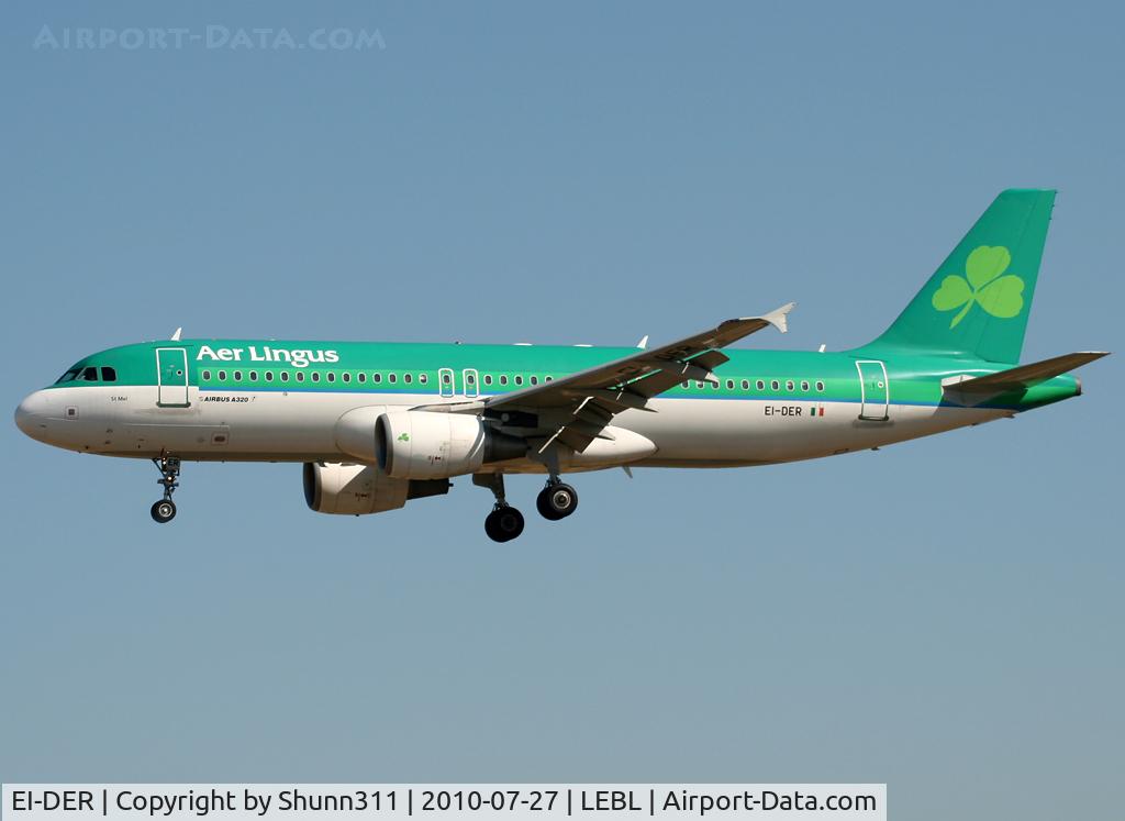 EI-DER, 2005 Airbus A320-214 C/N 2583, Landing rwy 25R