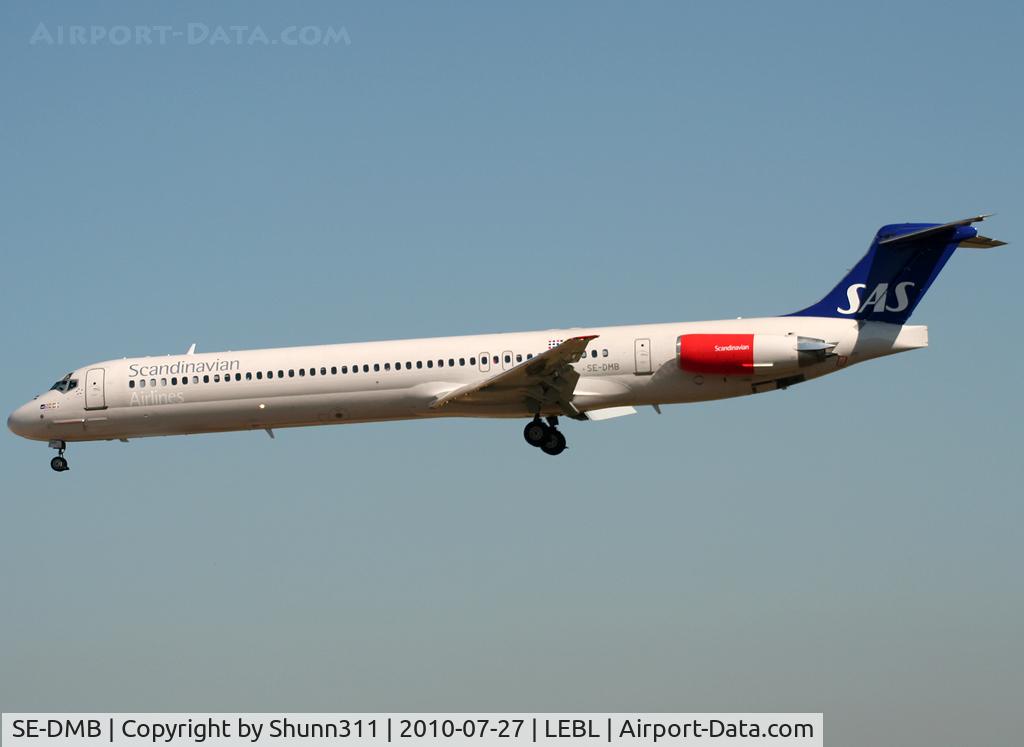 SE-DMB, 1991 McDonnell Douglas MD-81 (DC-9-81) C/N 53314, Landing rwy 25R