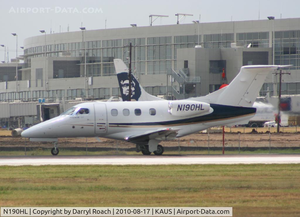 N190HL, 2010 Embraer EMB-500 Phenom 100 C/N 50000124, EMB departs 17L.