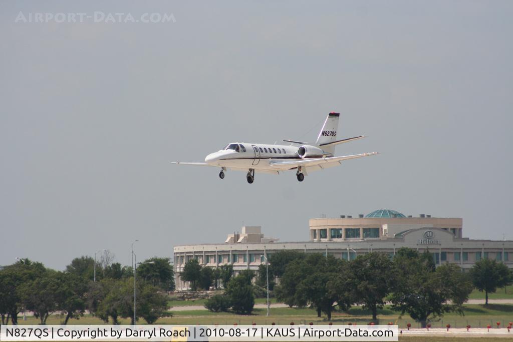 N827QS, Cessna 560 Citation Encore+ C/N 560-0801, Citation short final 17L.