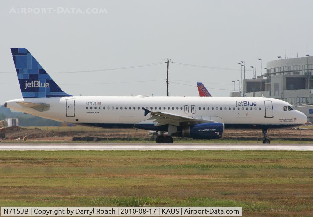 N715JB, 2008 Airbus A320-232 C/N 3554, JBU A320 taxis to 17L.