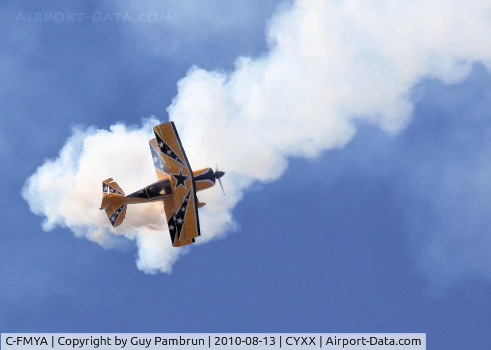 C-FMYA, 2002 Pitts S-2C Special C/N X2, Performing at the 2010 Abbotsford Airshow.