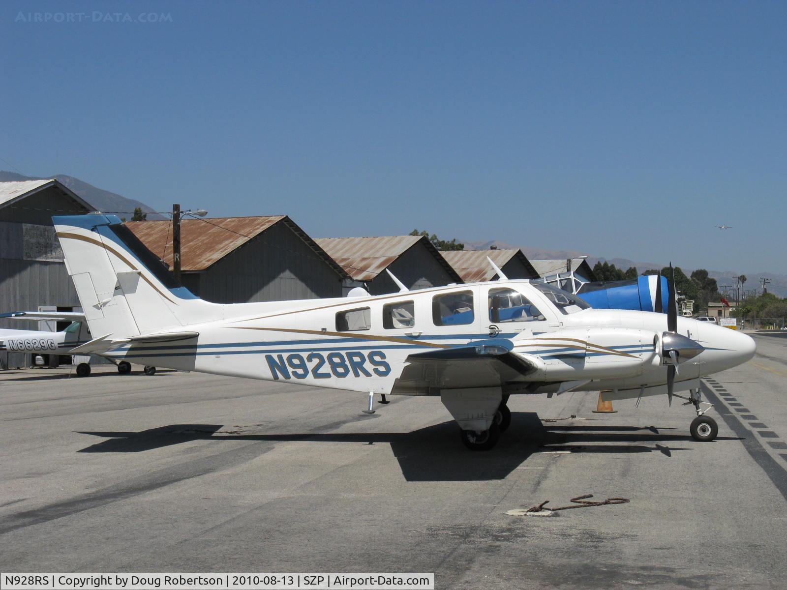 N928RS, 1978 Beech 58P Baron C/N TJ-138, 1978 Beech 58P Turbo BARON, Continental TSio-520-LB1C 310 Hp each, pressurized