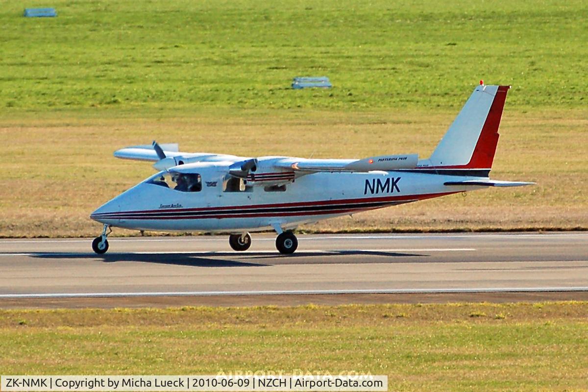 ZK-NMK, Partenavia P-68B C/N 114, At Christchurch