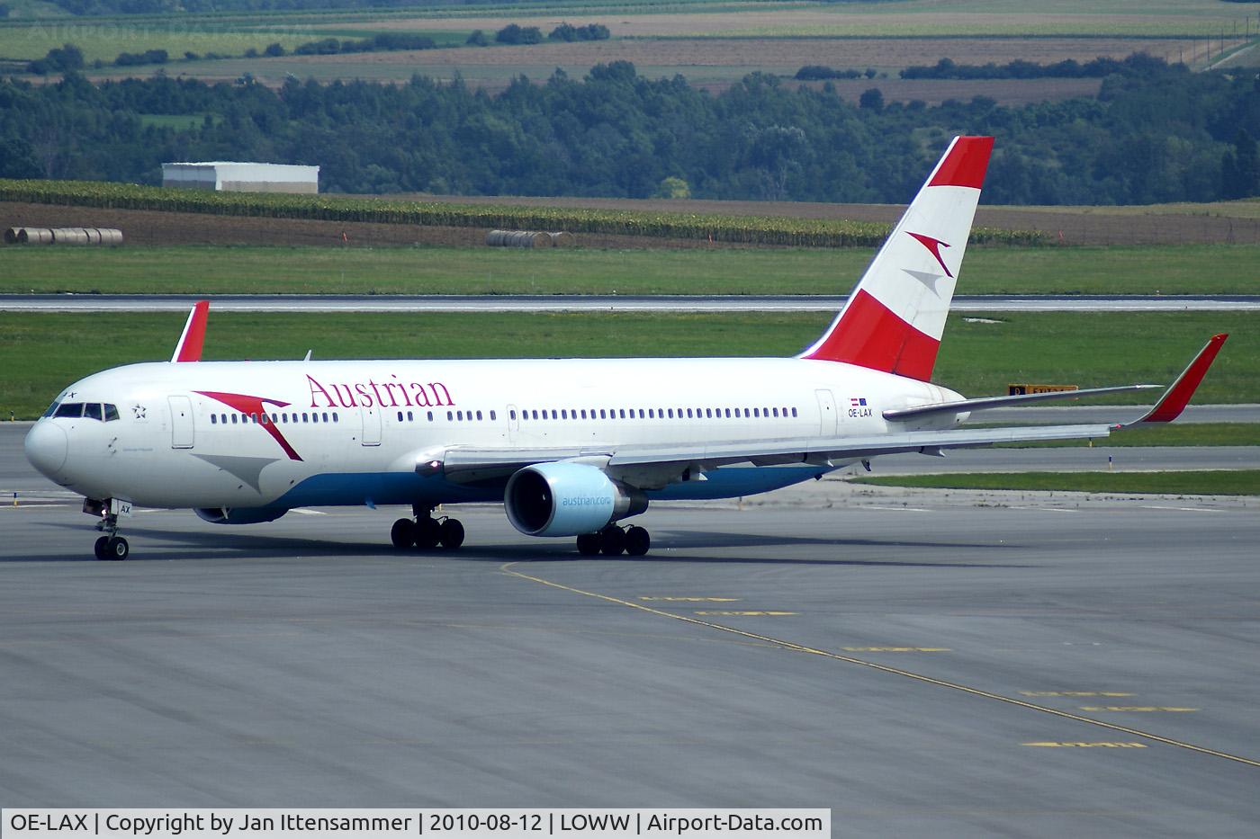 OE-LAX, 1992 Boeing 767-3Z9/ER C/N 27095, Austrian @ Vienna