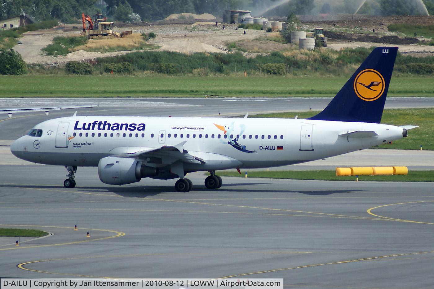 D-AILU, 1997 Airbus A319-114 C/N 744, Lufthansa @ Vienna