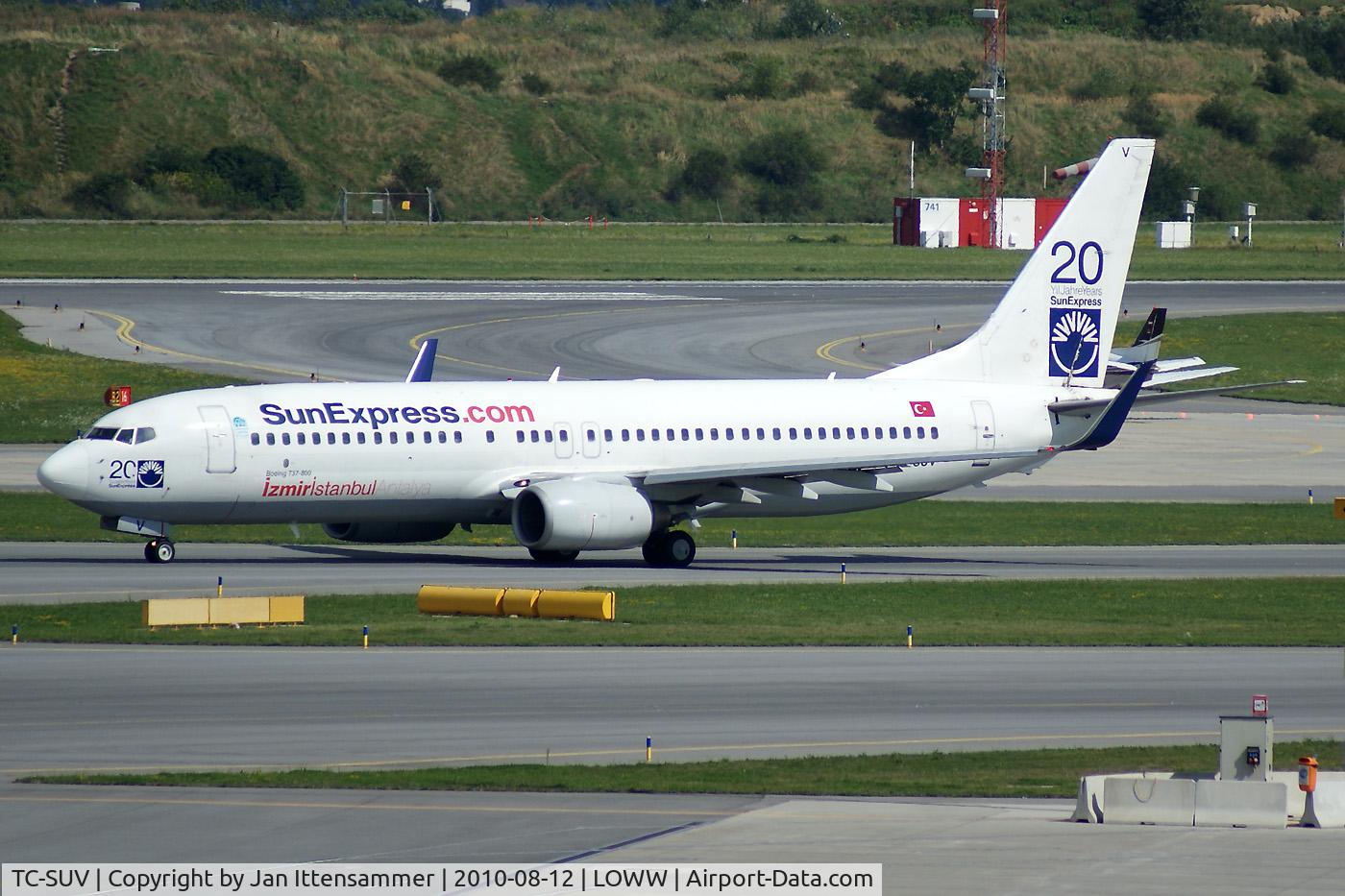 TC-SUV, 2001 Boeing 737-86N C/N 30807, SunExpress @ Vienna