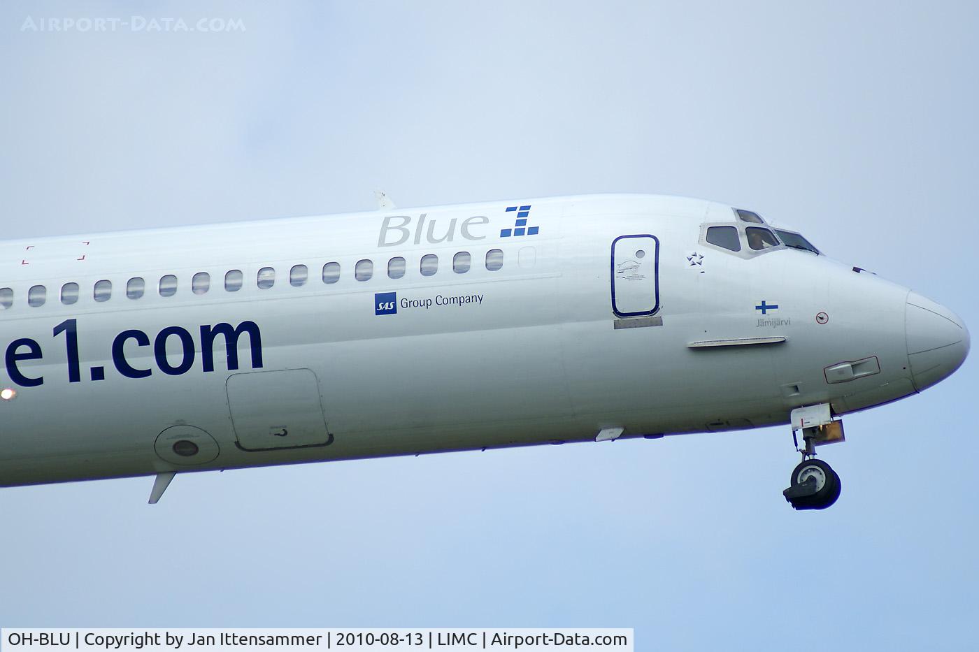 OH-BLU, 1996 McDonnell Douglas MD-90-30 C/N 53458, Blue One @ Malpensa