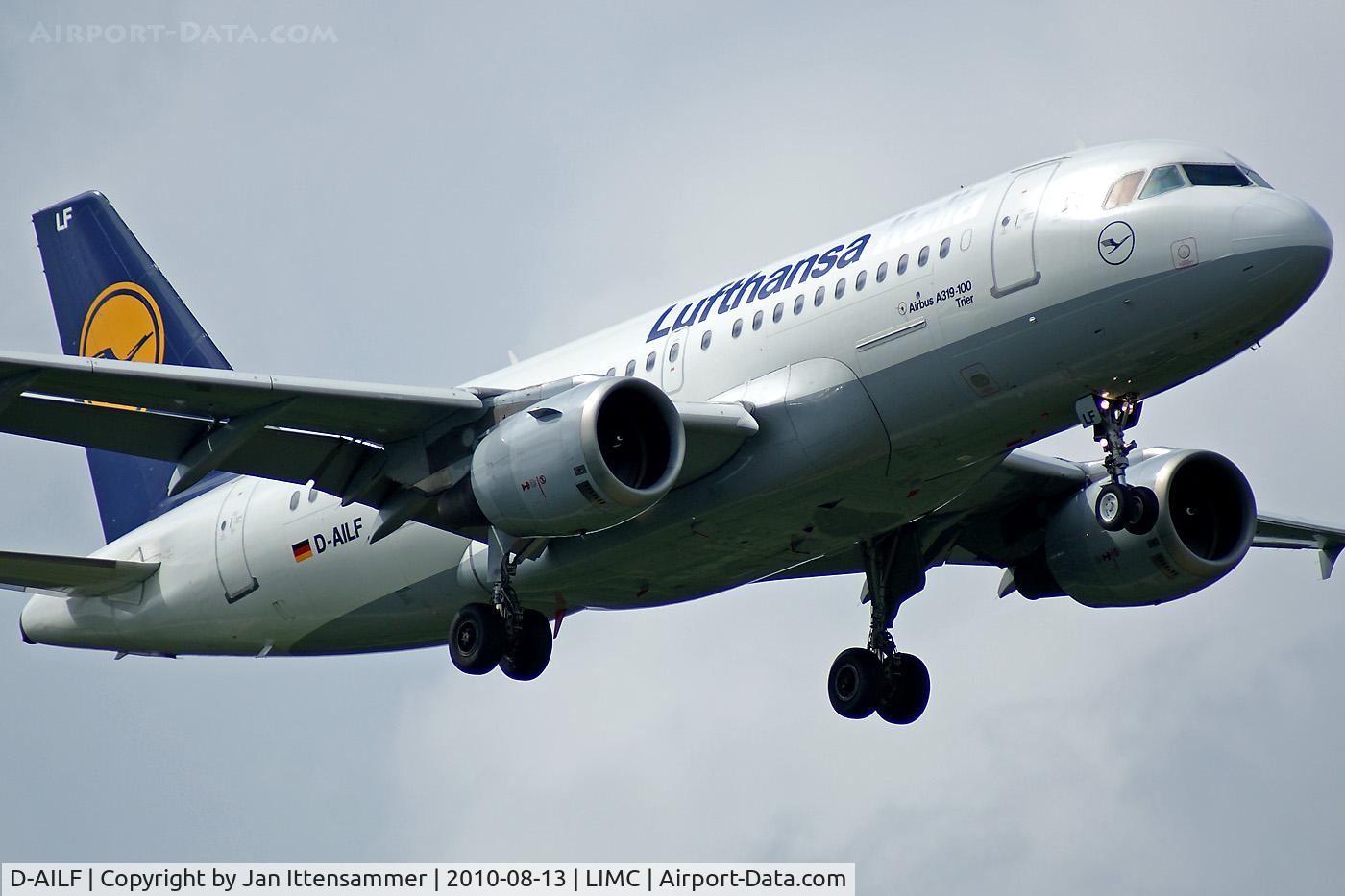 D-AILF, 1996 Airbus A319-114 C/N 636, Lufthans Italia @ Malpensa