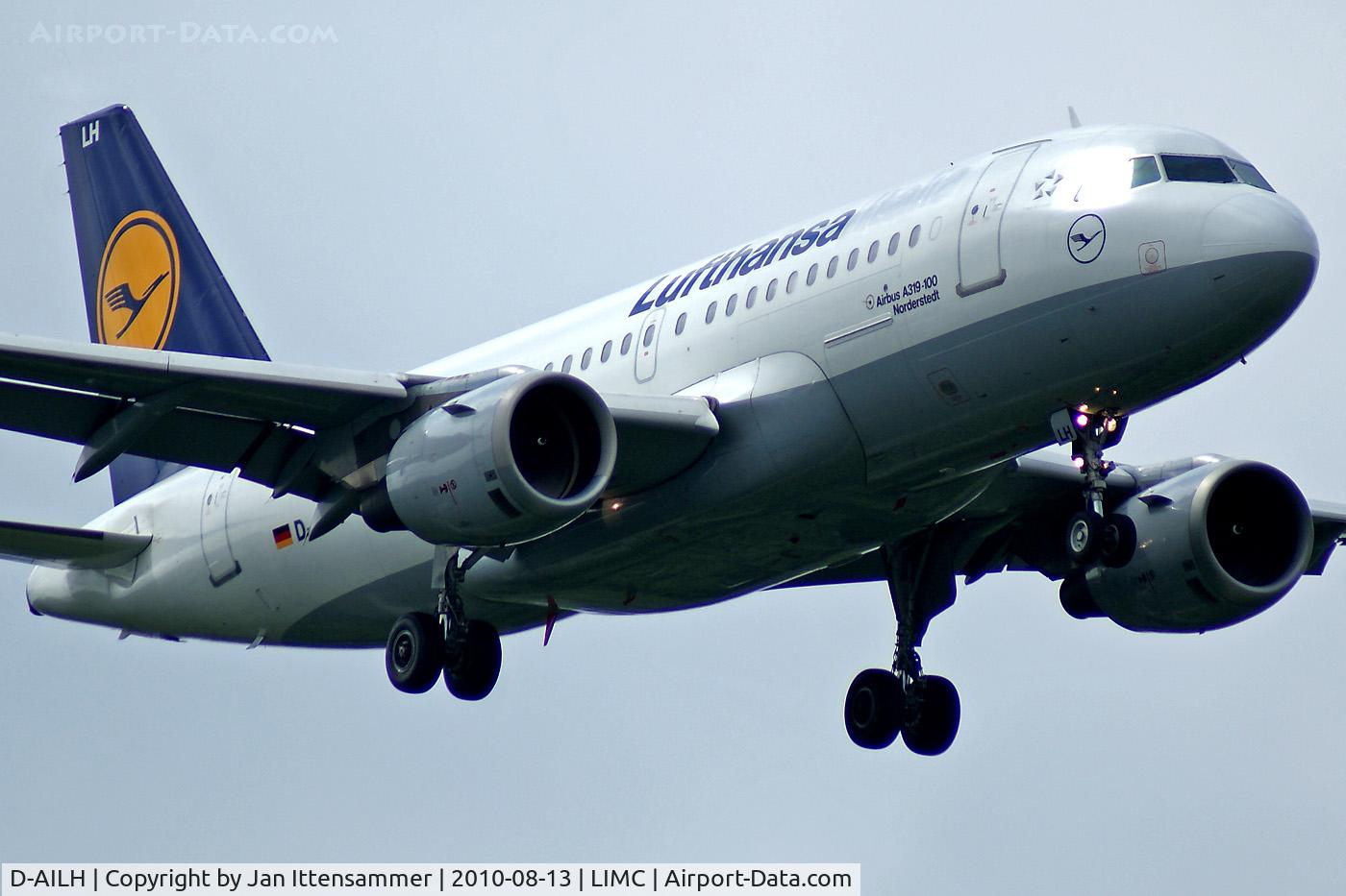 D-AILH, 1997 Airbus A319-114 C/N 641, Lufthansa Italia @ Malpensa
