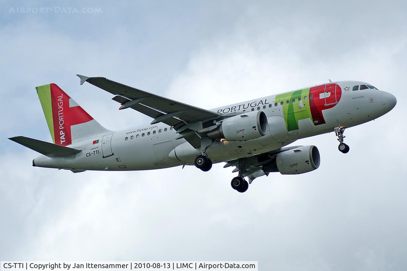 CS-TTI, 1998 Airbus A319-111 C/N 933, TAP - Portugal @ Malpensa