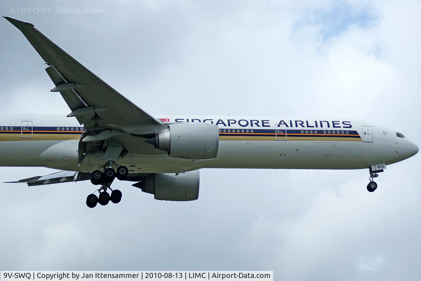 9V-SWQ, 2008 Boeing 777-312/ER C/N 34582, Singapore Airlines @ Malpensa