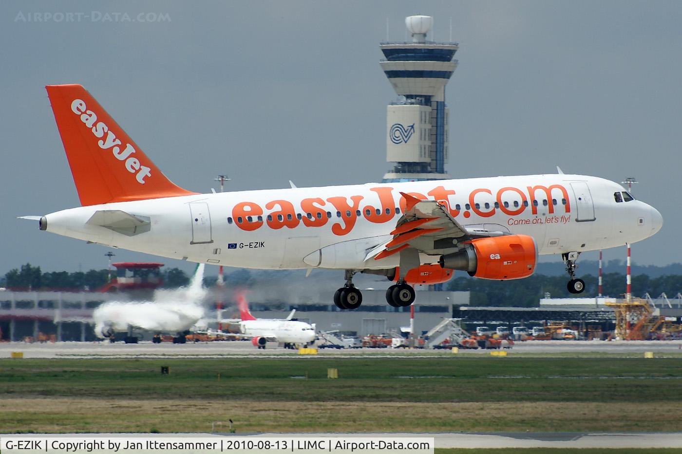 G-EZIK, 2005 Airbus A319-111 C/N 2481, Easy Jet @ Malpensa