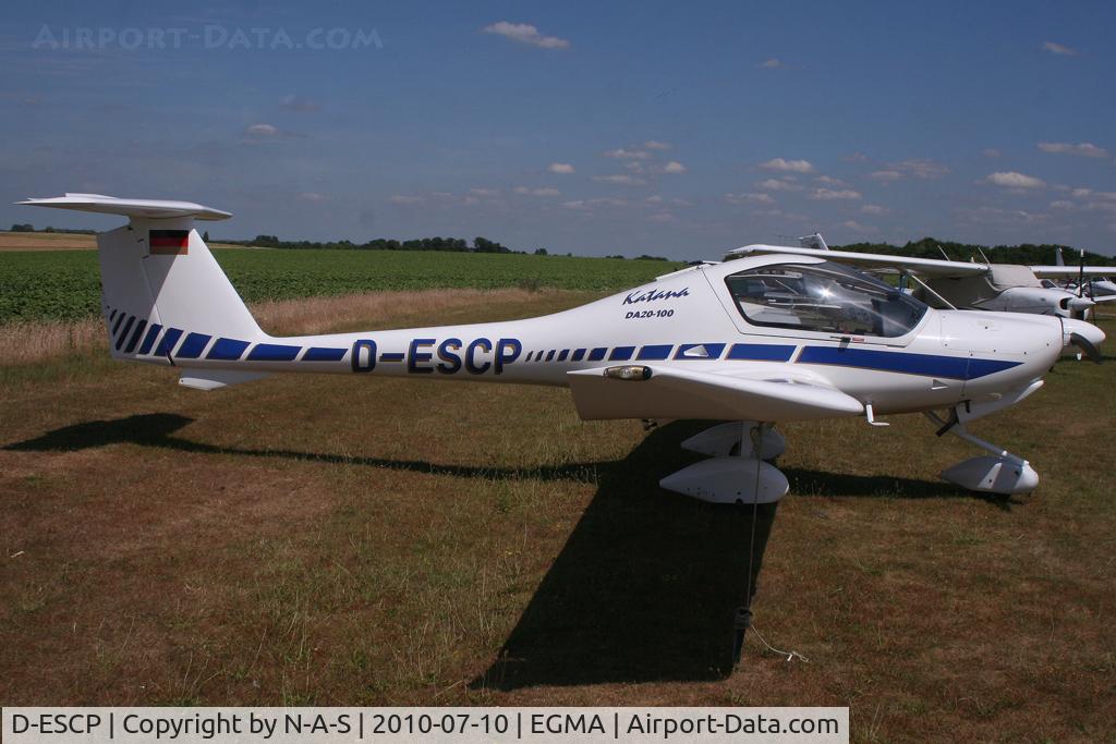 D-ESCP, Diamond DA-20A-1 Katana C/N 10107, Visiting for Flying Legends