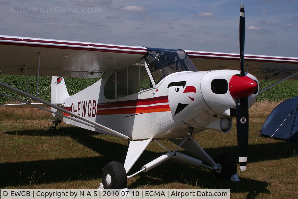 D-EWGB, 1960 Piper PA-18-150 Super Cub Super Cub C/N 18-7442, Visiting for Flying Legends