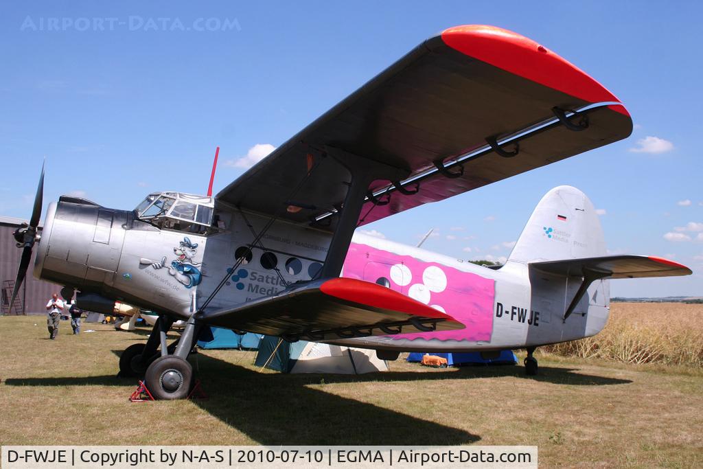 D-FWJE, 1970 Antonov An-2T C/N 1G108-69, Visiting for Flying Legends