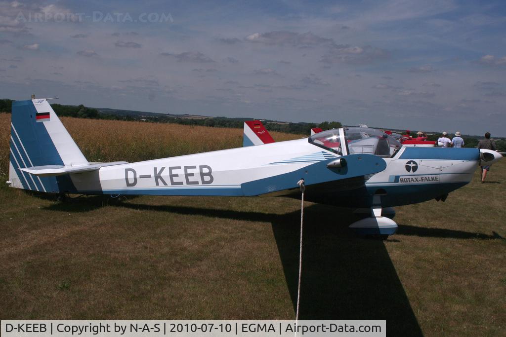 D-KEEB, Scheibe SF-25C Rotax-Falke C/N 44535, Visiting for Flying Legends