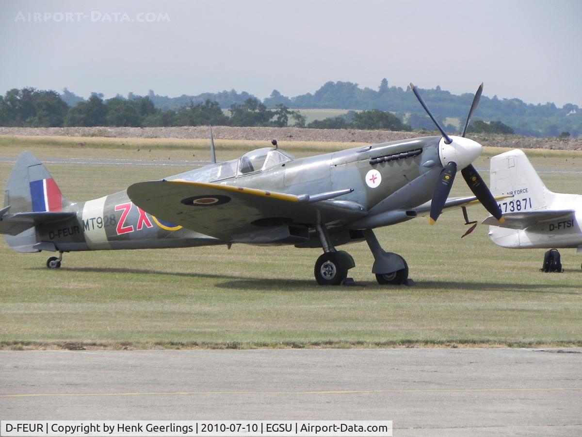 D-FEUR, 1944 Supermarine 359 Spitfire HF.VIIIc C/N 6S/583793, Flying Legends Air Show 2010 Duxford